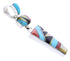 Southwest Sterling Silver Multicolor Inlay Slide Pendant BW70961